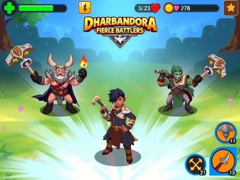 Dharbandora Fierce Battlers Game Screenshot